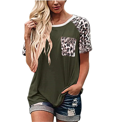 Spring/Summer 2020 Women's Leopard Print T-Shirt