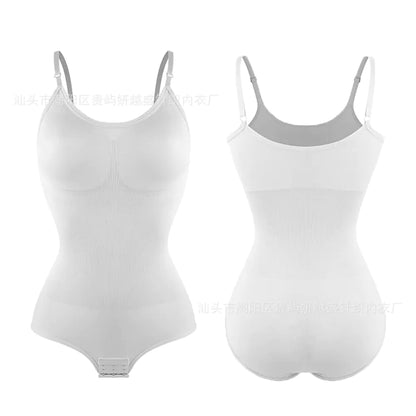 Plus Size Body Shaping Bodysuit with Butt Lift Design