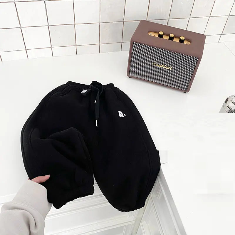Children's Plush Sweatpants for Boys and Girls