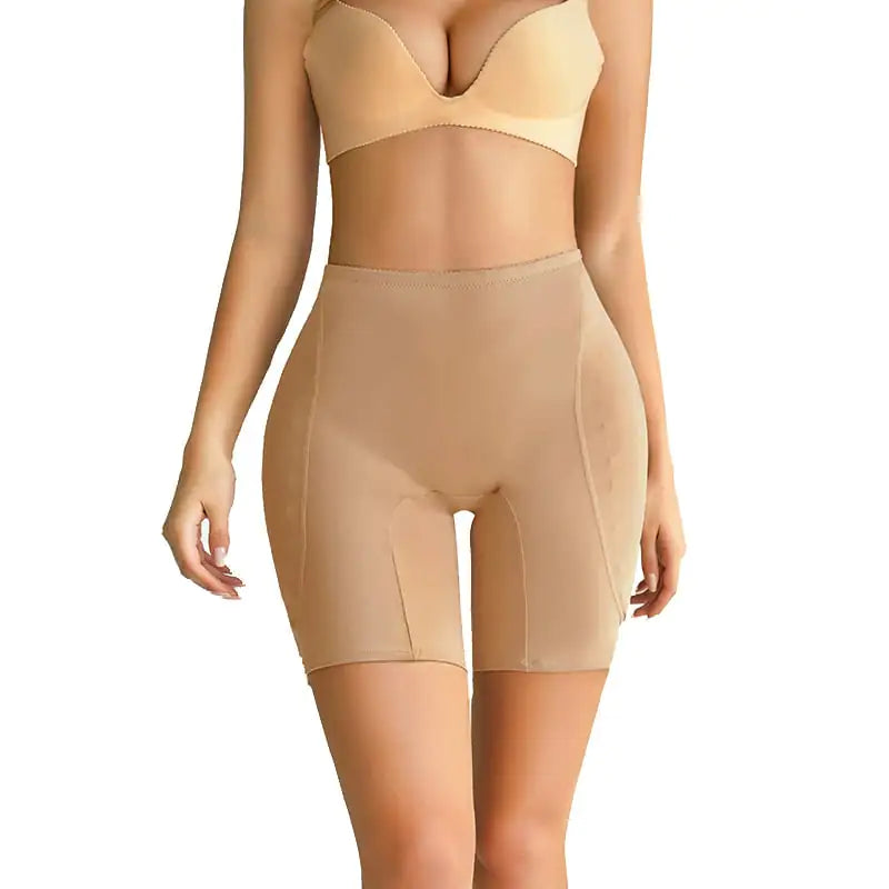 Women's Mid-Waist Sponge Pad Body Shaping Pants