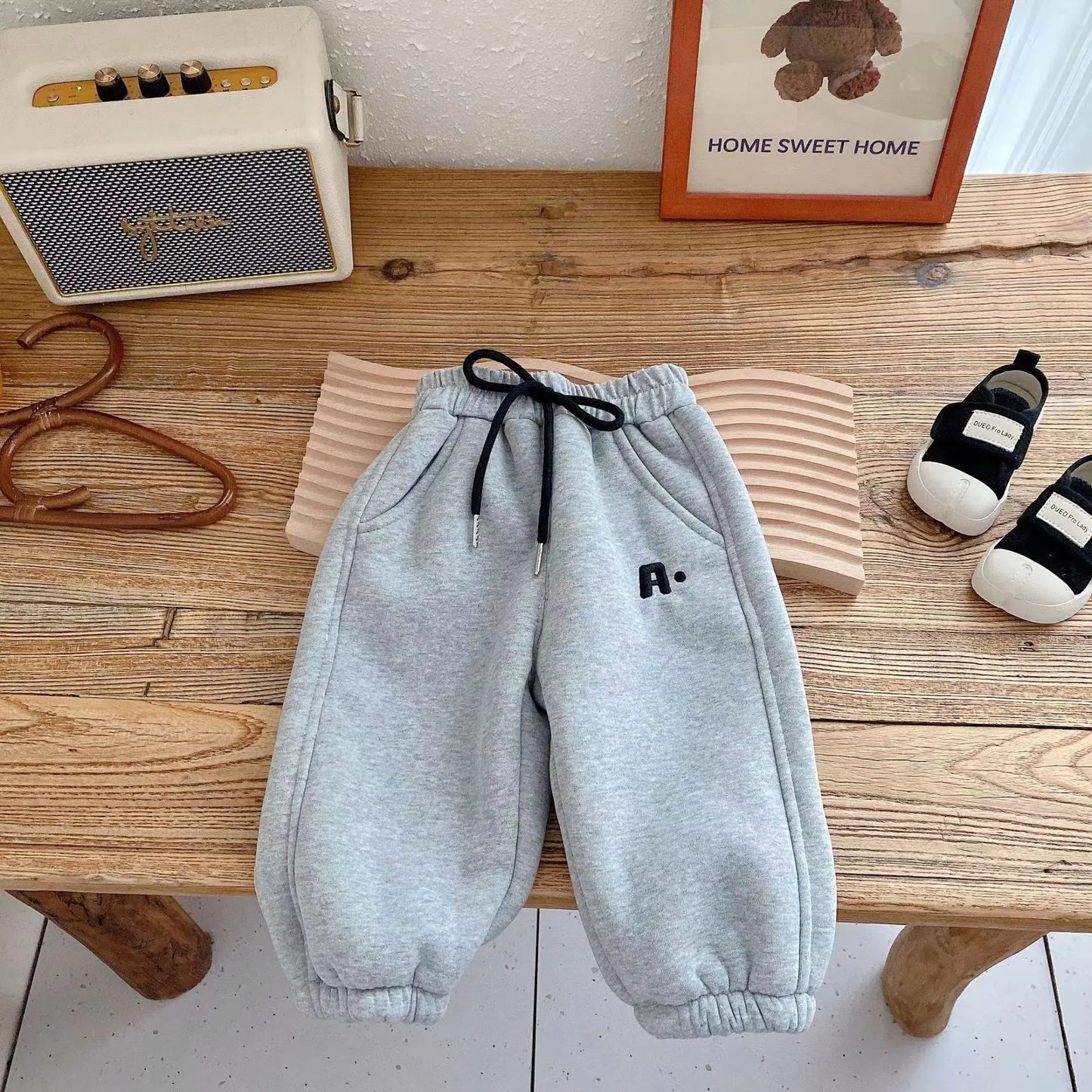 Children's Plush Sweatpants for Boys and Girls