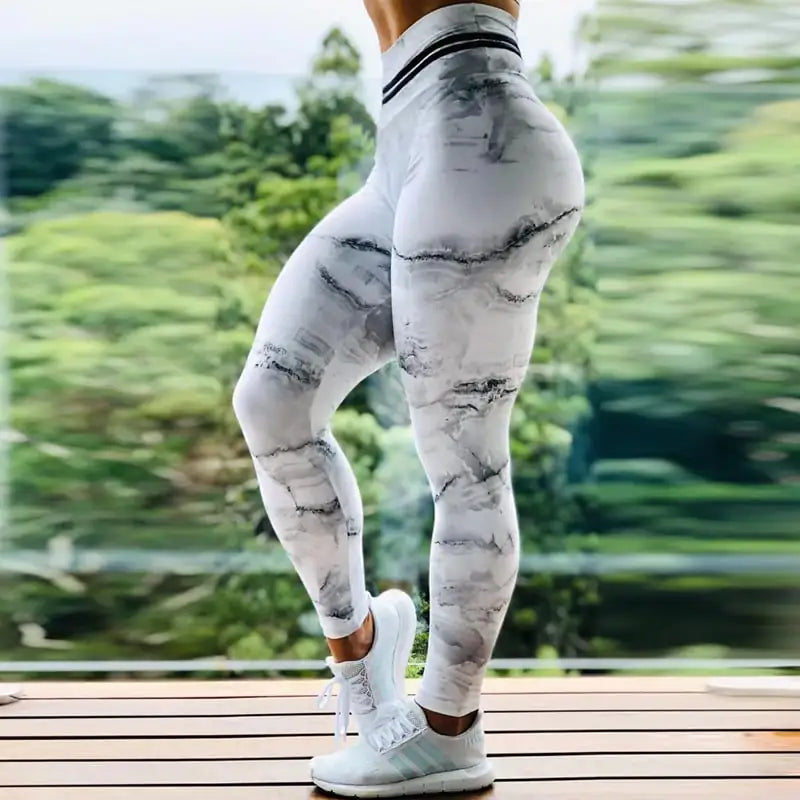 High Waist Skinny Yoga Leggings for Fitness and Style